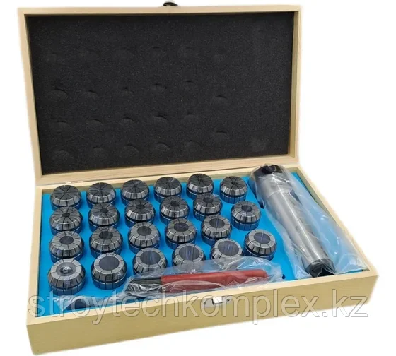 Патрон цанговый КМ5 с набором цанг ЕR 40 из 23 шт. (4-26) 045732, фото 1