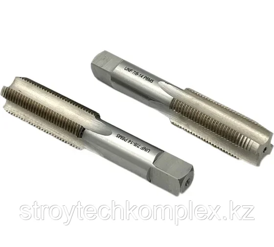 Метчик дюймовый UNF 7/8" 14 нитей Р6М5 комплект из 2-х штук 035395