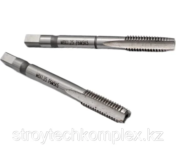 Метчик машинно-ручной М 8х1.25 комплект из 2-х штук Р6М5К5 042135, фото 1