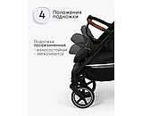 Коляска прогулочная Tomix Melony Jet black, фото 8