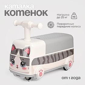 Детская каталка машинка Tomix Driver Котёнок