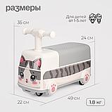 Детская каталка машинка Tomix Driver Котёнок, фото 4