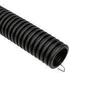 Труба гофр.ПНД d 32 с зондом (25) черный UNIТ