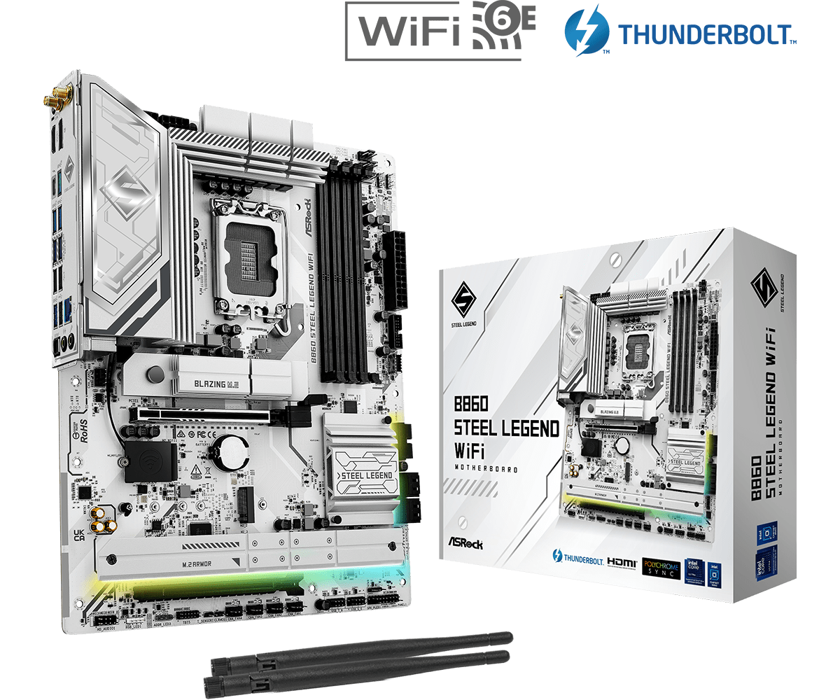 Материнская плата ASRock B860 STEEL LEGEND WIFI