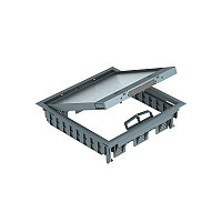 Лючок универсальный GES9-3S U для12 роз.Modul45 (для 3xUT4 арт.7408727)полиамид, серый OBO Betterman