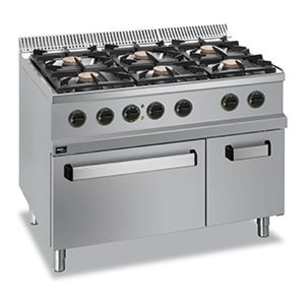 Плита 6 конфорочн.700 сер. Apach APRG-117FE