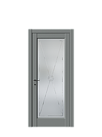 Межкомнатные двери DANTE 2 (стекло1) Дверь высотой от 1,8 m до 2,3 m Ширина от 0,4 до 0,95