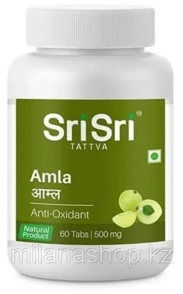Sri Sri Amla ( Амла ) простуда, грипп, иммунитет, 60 шт., фото 1