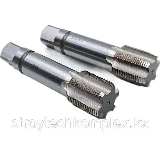 Метчик трубный машинно-ручной G 1 1/4" Р6М5 комплект из 2-х штук Т017438