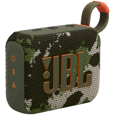 JBL JBLGO4SQUAD Колонка портативная GO 4 Portable Bluetooth Speaker - Squad
