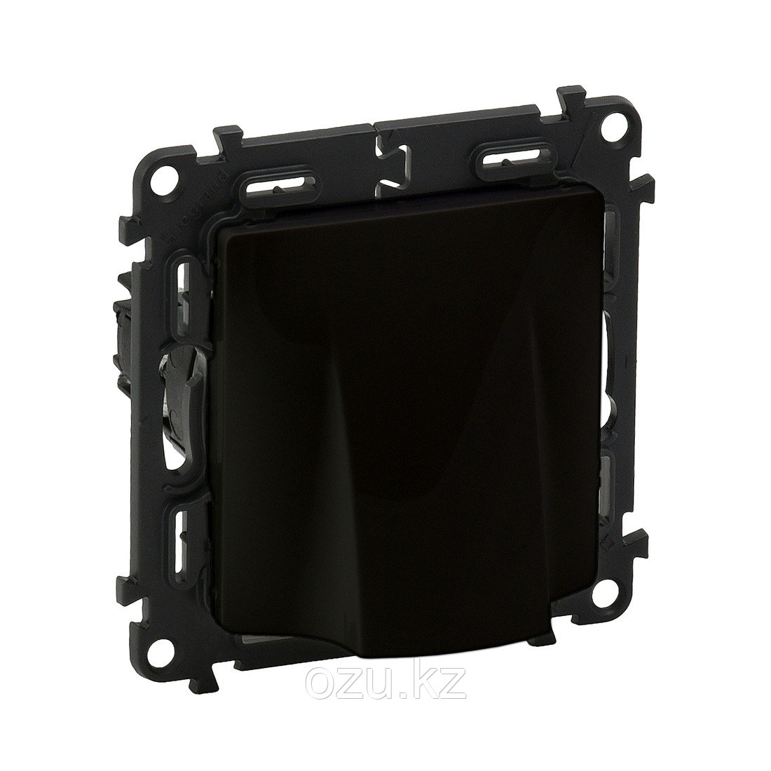 Вывод кабеля Legrand Valena Life с лиц. пан. без клемм антрацит, фото 1