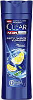Clear Энергия свежести с зеленым чаем и экстрактом лимона шампунь 400 мл