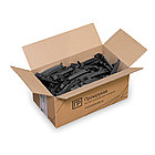 Промрукав PR13.0491 Держатель кабеля односторонний для прямого монтажа в гофроящике черный 200 шт/кор, фото 3