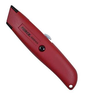 Нож технический с тремя положениями для резки тонкой фанеры, картона, кожи, резины, ковров и т.д.