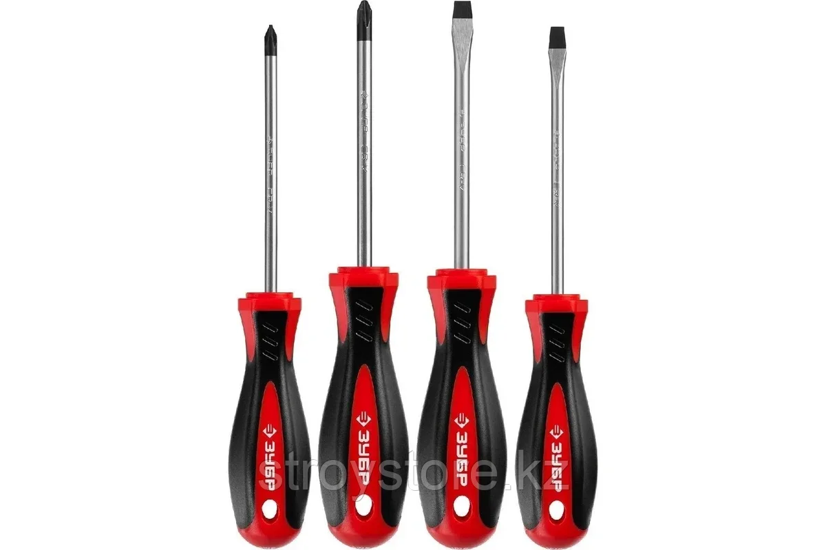 Набор отвёрток, 4 шт, ЗУБР