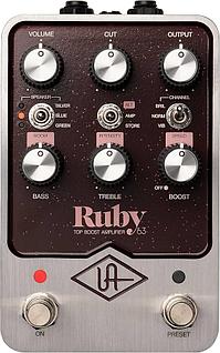 Гитарная педаль эффекта эмуляции усилителя Universal Audio Devices (UAD) GPM-RUBY