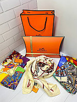 Шелковые брендовые платки!Шарфы,платки,подарки