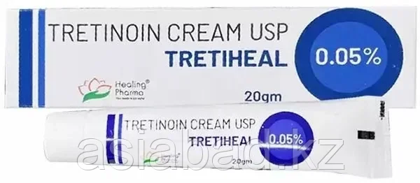Третиноин 0,05% ( Tretinoin cream Healing Pharma ) крем для лечения прыщей и омоложения кожи 20 гр, фото 1