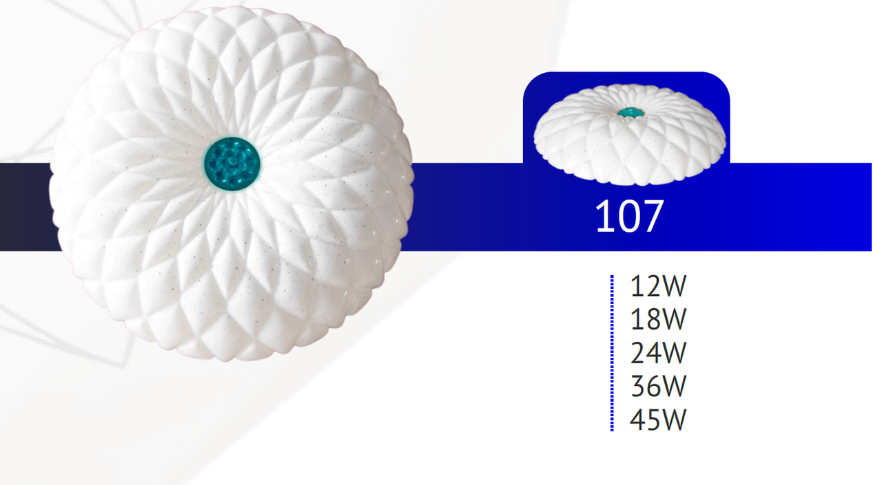 Потолочный плафон/светильник НП 107 36W, фото 1