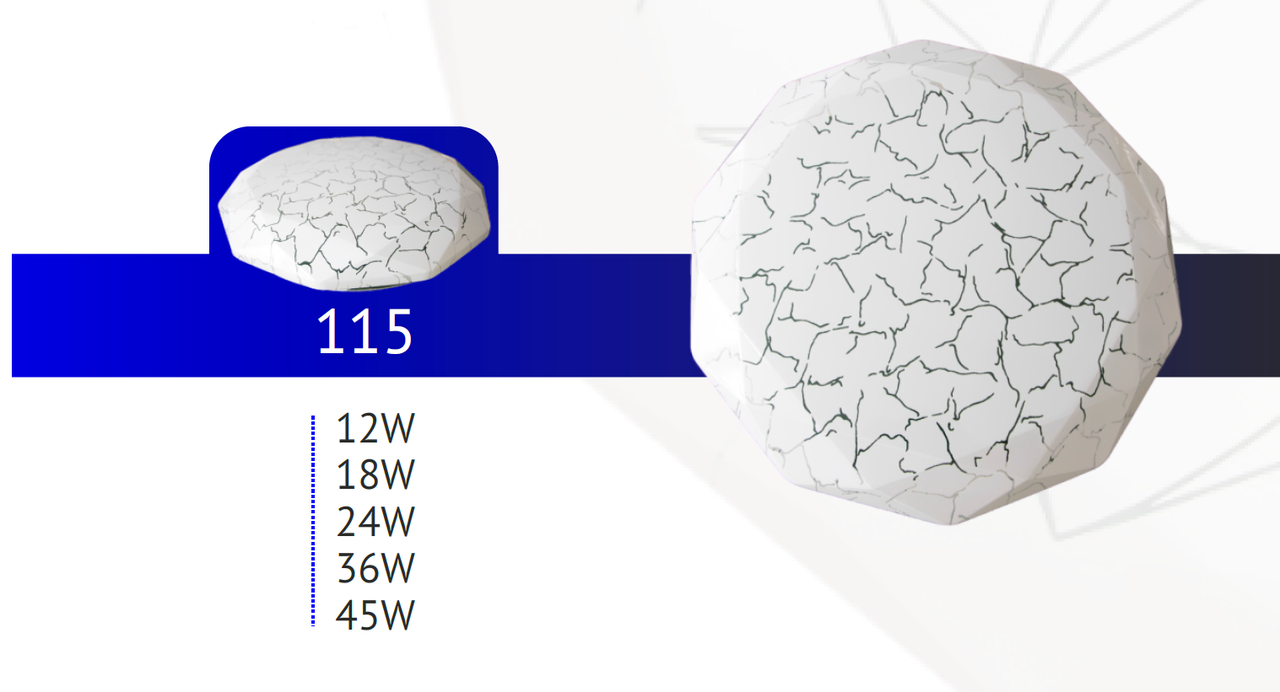 Потолочный плафон/светильник НП 115 36W, фото 1