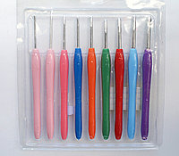 Вязальные крючки в наборе, 9 шт.
