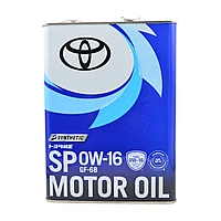 Моторное масло Toyota API SN 0w16 Япония 4 L