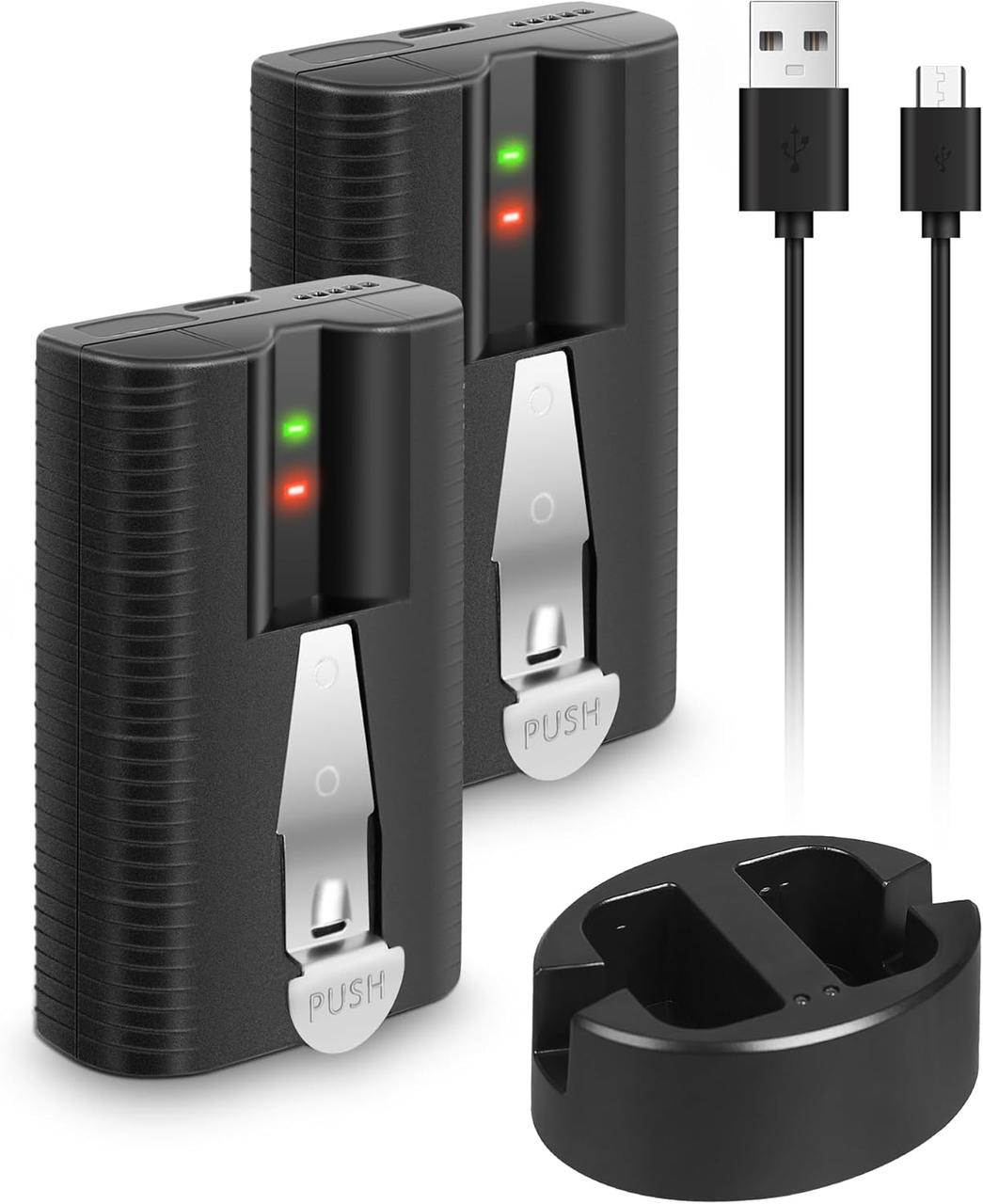 Abeden 2Pack Video перезаряжаемая батарея с зарядной станцией