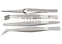 Набор пинцетов из нержавеющей стали, 4 шт SPARTA 914845 (002)