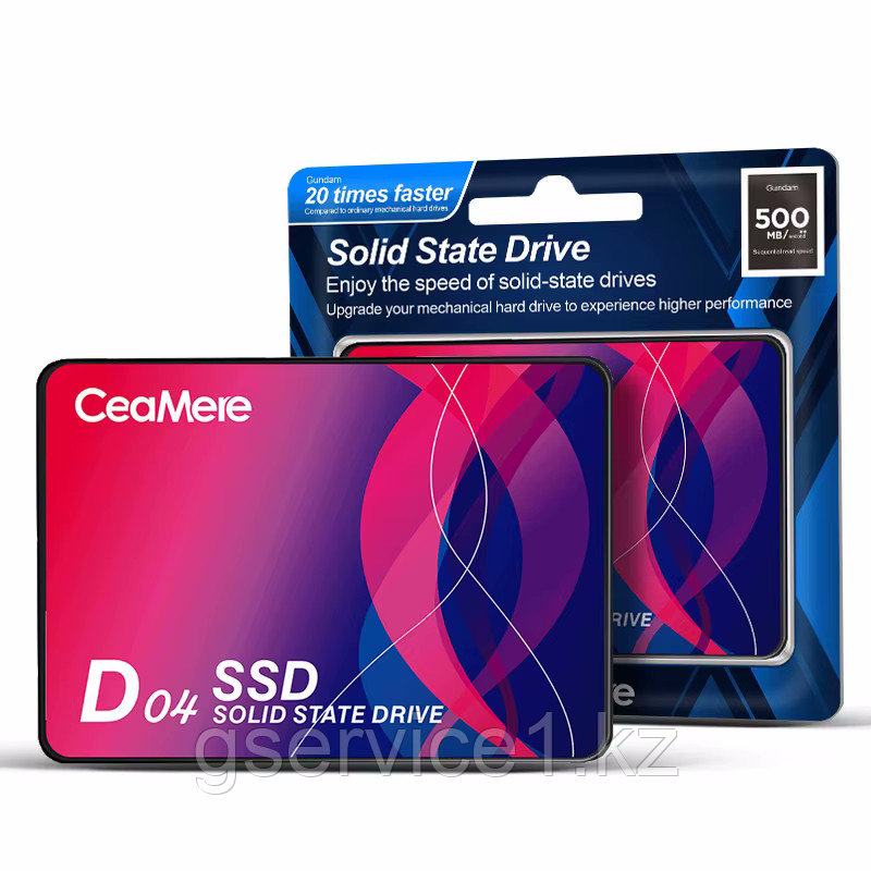 SSD-1 Tb накопитель CeaMere (CMSSDA/1Tb-6GB/s) [1 Tb, 2.5",SATA III, 500MБ/сек]