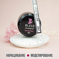 Builder gel "Bless" 15 мл, №1. Скульптурирующий гель. Прозрачный гель для наращивания., фото 5