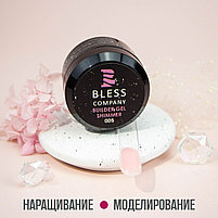 Builder gel "Bless" с шиммером 15 мл, №5. Скульптурирующий гель. Гель для наращивания., фото 6