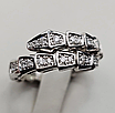 Золотой набор с бриллиантами (кольцо 17.5-18.5р M 0.6Сt VS1/G EX, серьги 1.2Ct,VS1/H EX браслет 3,08Ct VS1/H EX,размер M(18-18.5), фото 3