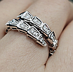 Золотой набор с бриллиантами (кольцо 17.5-18.5р M 0.6Сt VS1/G EX, серьги 1.2Ct,VS1/H EX браслет 3,08Ct VS1/H EX,размер M(18-18.5), фото 6