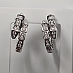 Золотой набор с бриллиантами (кольцо 17.5-18.5р M 0.6Сt VS1/G EX, серьги 1.2Ct,VS1/H EX браслет 3,08Ct VS1/H EX,размер M(18-18.5), фото 9