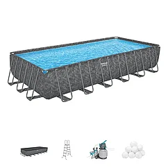 Каркасный бассейн Bestway APX 365 (561KG) 7.32m x 3.66m x 1.32m