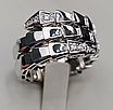 Золотой набор с бриллиантами (кольцо 18-19р L 0.12Сt VS1/G EX, серьги 0.24Ct,VS1/H EX), фото 4