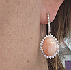 Золотой набор с бриллиантами и кораллами (кольцо 18р 1,21Ct VS1/G EX серьги 2,01Ct VS1/G EX), фото 6