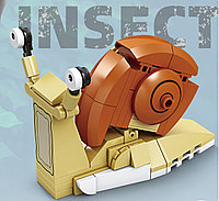 Конструктор Улитка Насекомые KAZI 30246505_271683986, деталей 67 шт