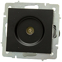 Lezard VESNA 742-4288-129 ТВ проходной черная матовая (механизм)