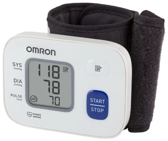 Тонометр Omron RS2 HEM-6121-E автоматический на запястье