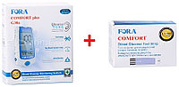 Fora глюкометр Fora глюкометр Comfort Plus G30a + Тест-полоска для глюкометра Fora Comfort 50 шт
