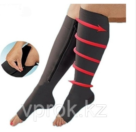 Zip Sox гольфы Zip Sox 2555 класс компрессии 3 черный XXL