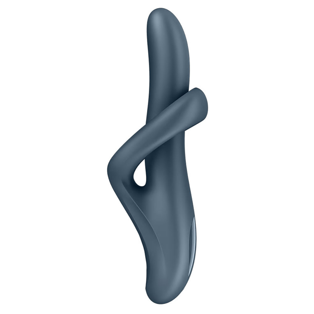 Вибратор с ротацией Satisfyer Heat Flex 4 серый (c подогревом)