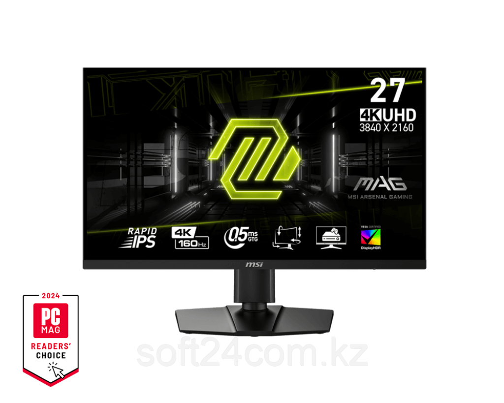 Игровой Монитор 4K MSI MAG 274UPF E2 [27", IPS, 3840x2160, 160 Гц, 0.5 мс, HDMI x2, DisplayPort, USB Type-C (DisplayPort)]