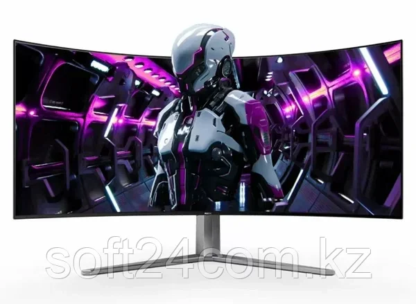 Профессиональный изогнутый игровой монитор 44.5" AOC AG456UCZD, OLED, 3440x1440 240Hz, 0.03мс DP1.4, 2xHDMI2.0, USB-С,Колонки 2x8W