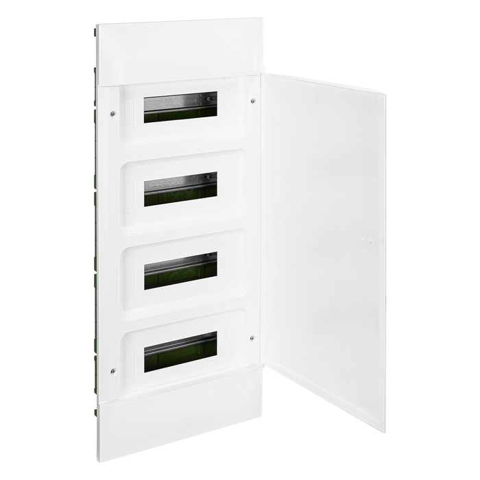 Корпус пластиковый PRACTIBOX S 48 (4х12) модулей встраиваемый белый IP40 Legrand, фото 1