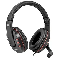 Наушники-гарнитура игровые Defender Warhead G-160 черный кабель 2,5 м