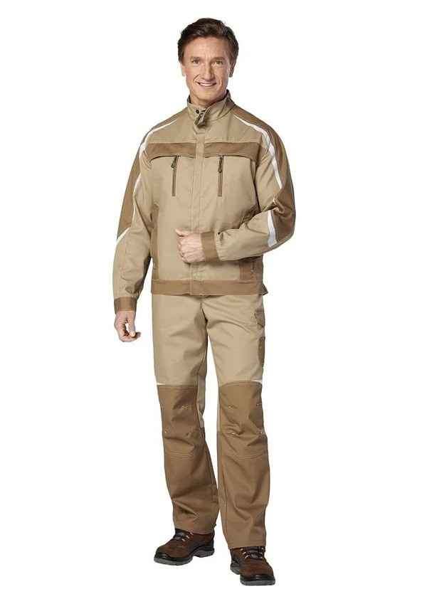 Костюм рабочий летний Феникс с брюками бежевый, фото 1