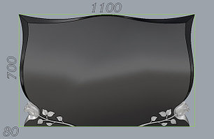 Памятник из черного гранита