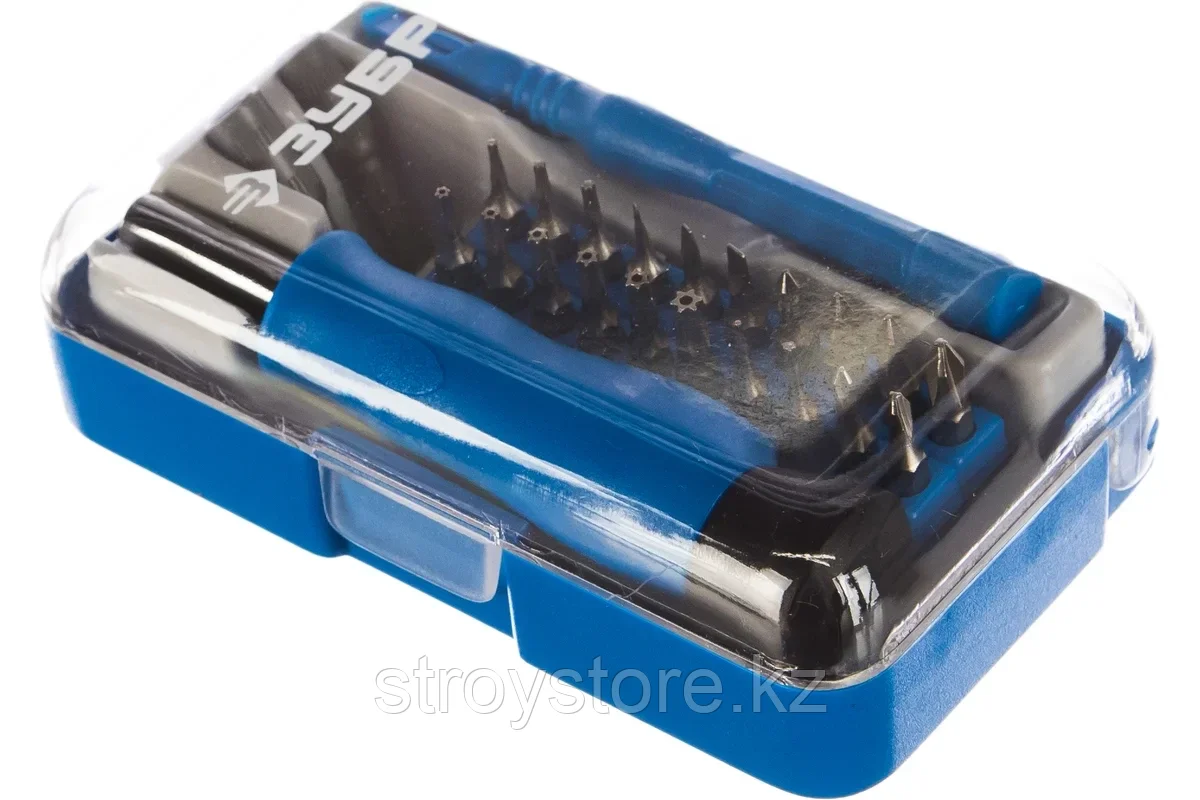 Отвертка для точных работ с насадками, 24 предм., ЗУБР